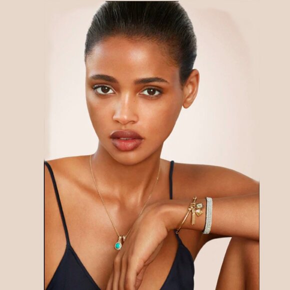 Sterling Silver and Cz 3-Row Tennis Bracelet - Picture 7 of 14